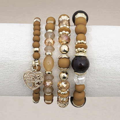 Boho-Chic Brazalete de Perlas Orgánicas