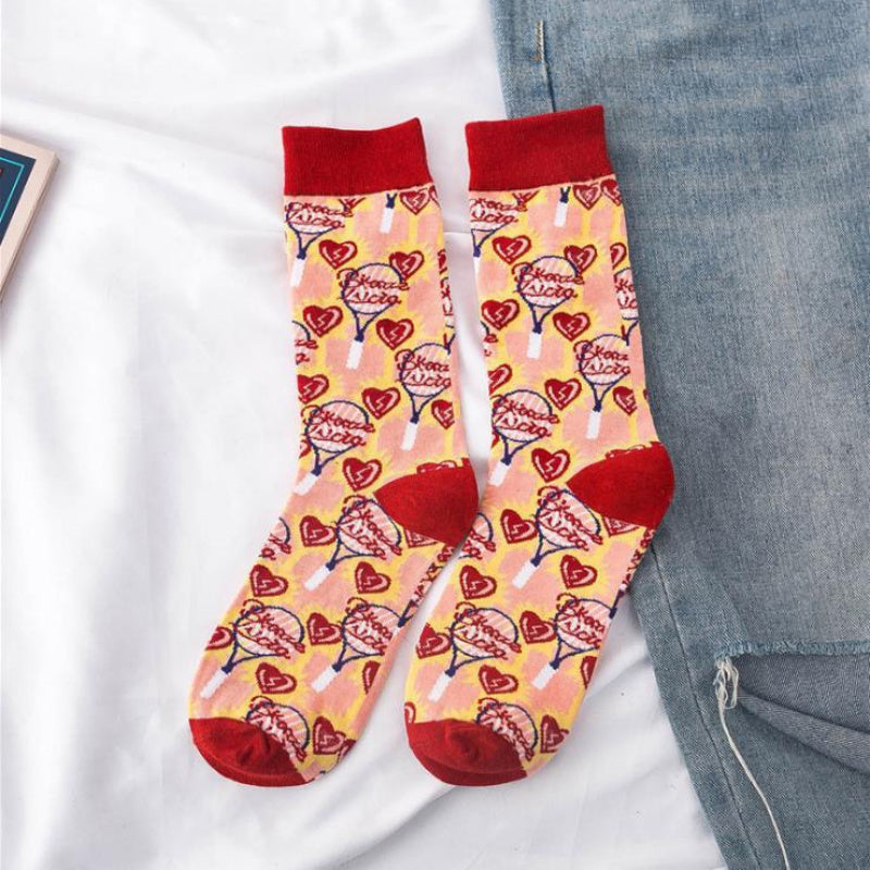 Inspiración Vintage-Freizeitsocken