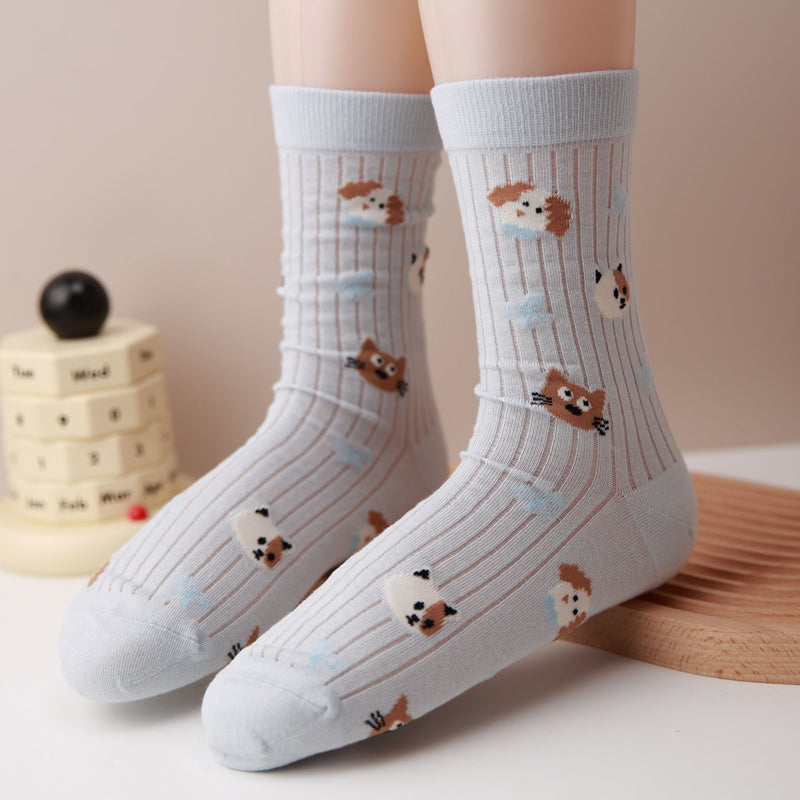 Inspiración Vintage-Freizeitsocken