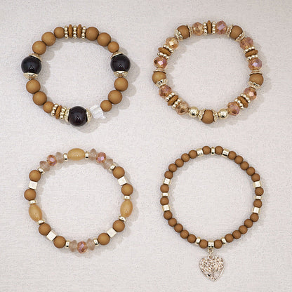 Boho-Chic Brazalete de Perlas Orgánicas