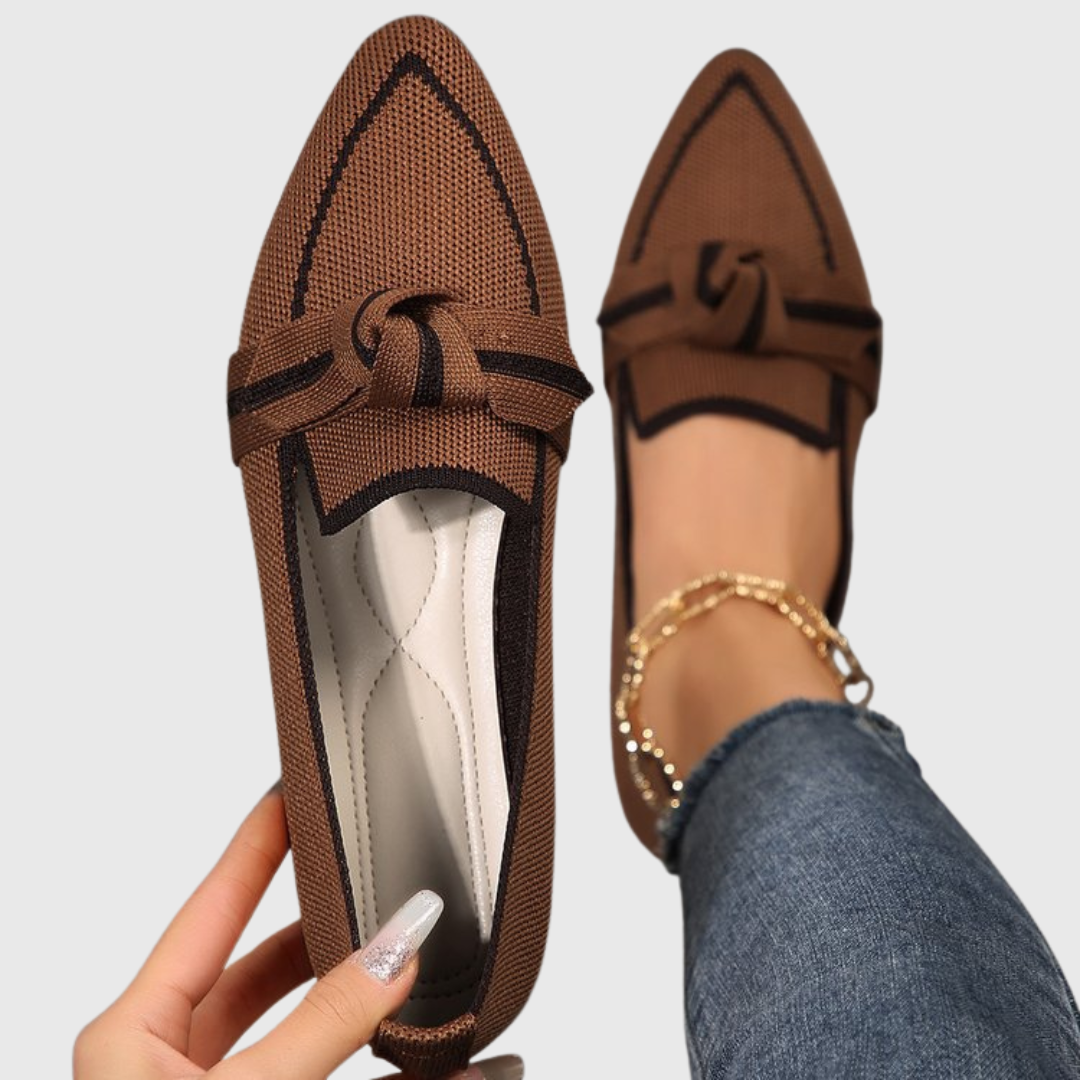 Milena | Knotted Confort Absoluto Mocasines de Piel