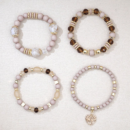 Boho-Chic Brazalete de Perlas Orgánicas
