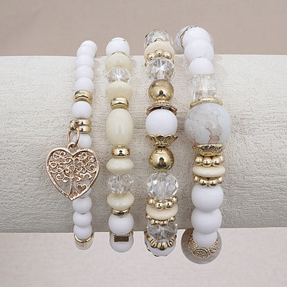 Boho-Chic Brazalete de Perlas Orgánicas