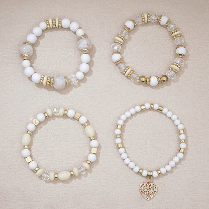 Boho-Chic Brazalete de Perlas Orgánicas