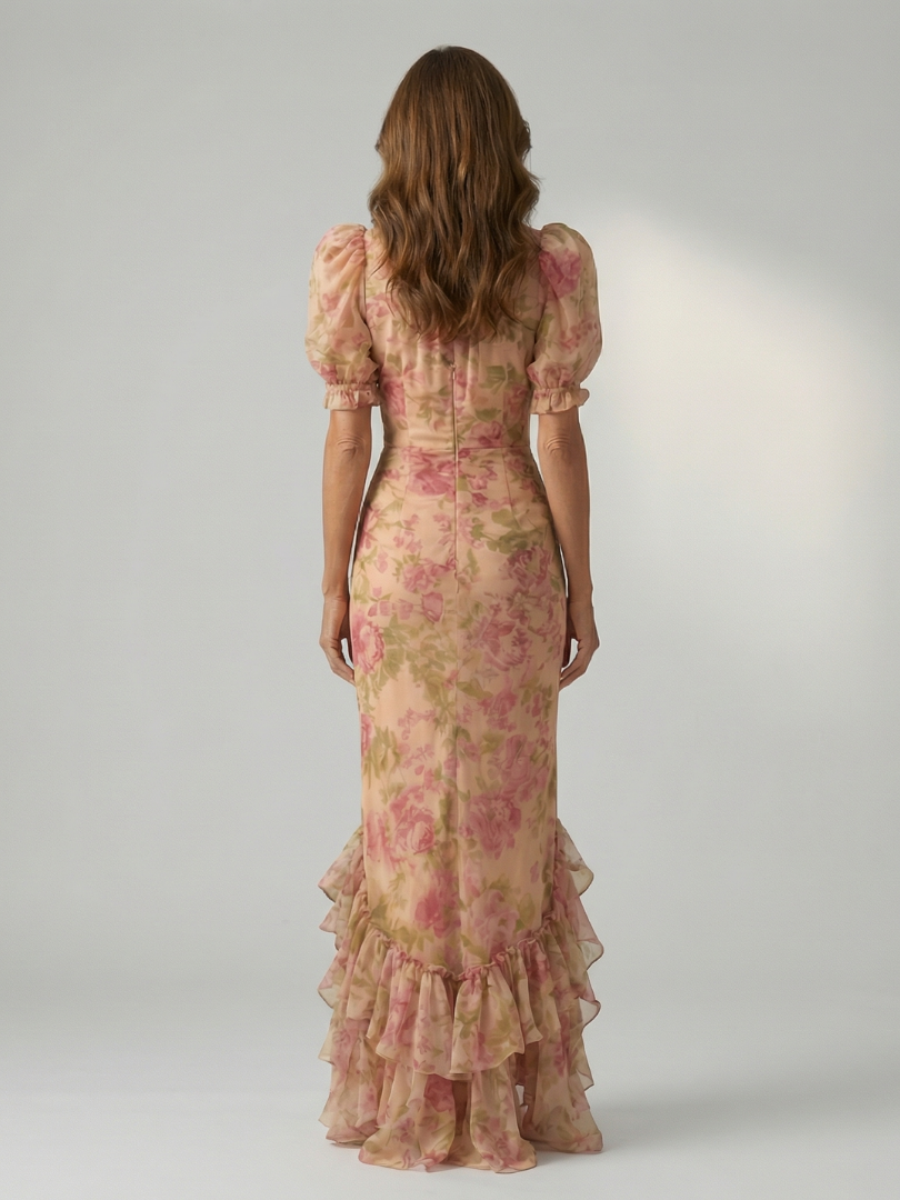 Vianne | Gentle High Neck Vestido Maxi