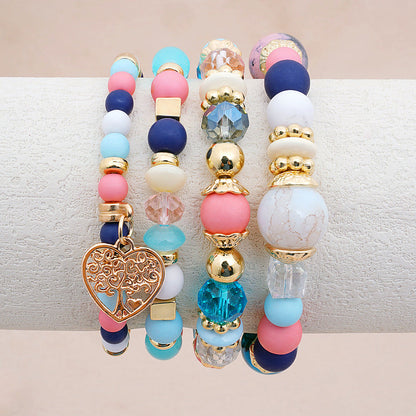 Boho-Chic Brazalete de Perlas Orgánicas