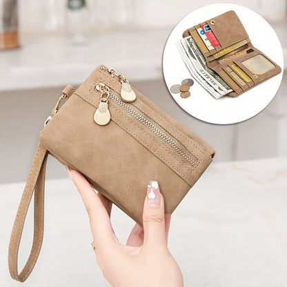 Inspiración Vintage Cartera de Piel Premium
