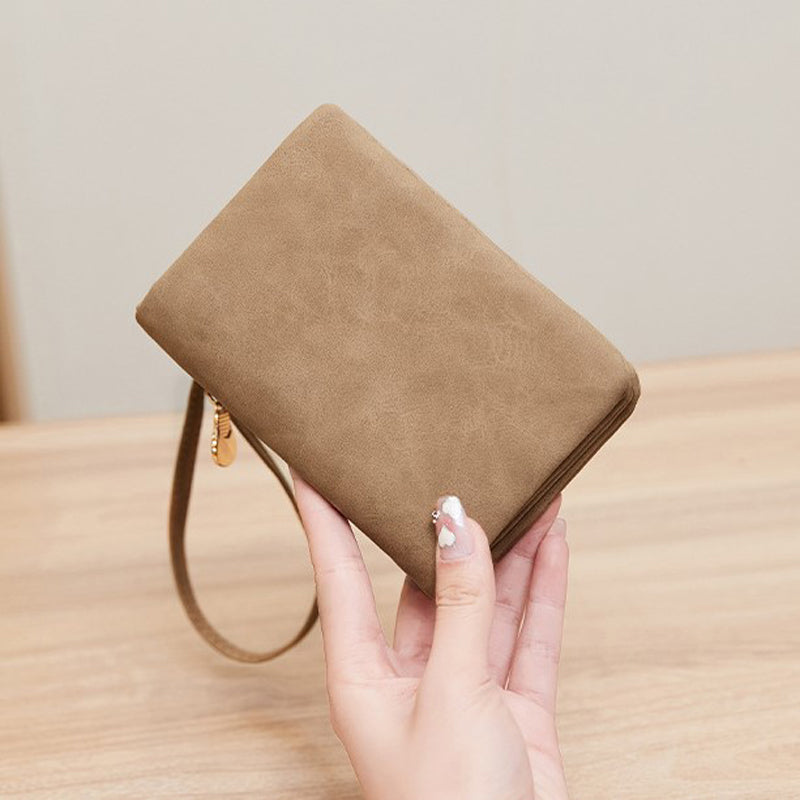 Inspiración Vintage Cartera de Piel Premium