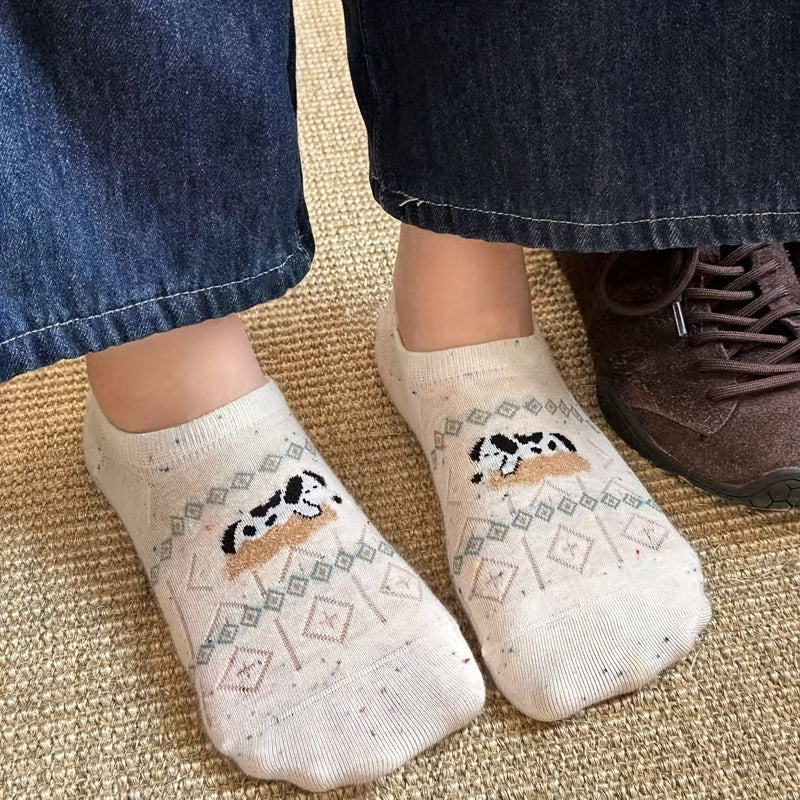 Calcetines de Hilo con Cartoon-Tiermotiven