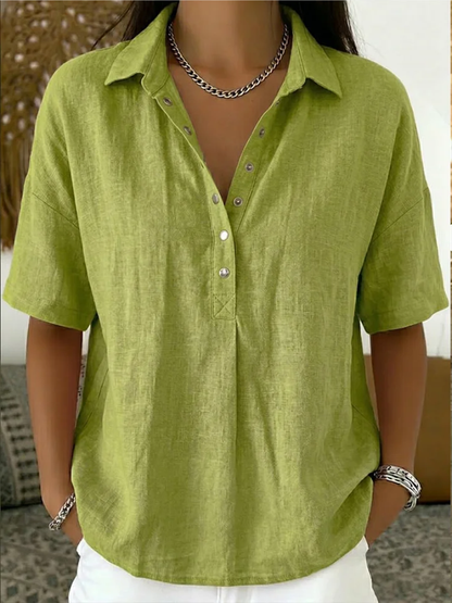 Willow | Blusa con Collar y Button