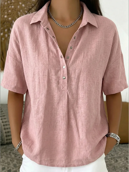 Willow | Blusa con Collar y Button