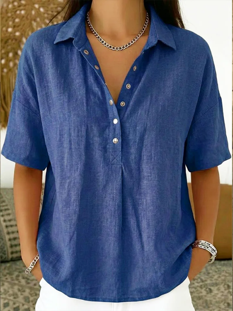 Willow | Blusa con Collar y Button