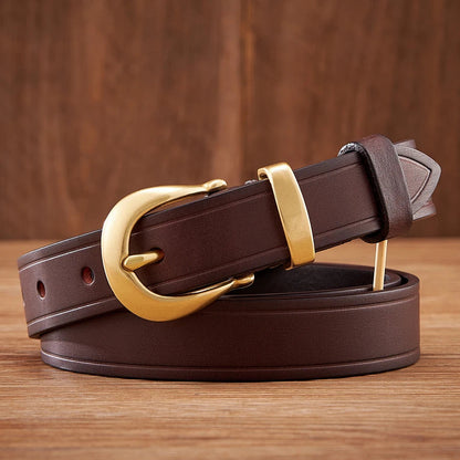 Alessandro Full-Grain Leather Belt