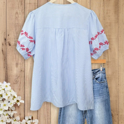 Inspiración Vintage-Blusa de Seda con Motivo Botánico