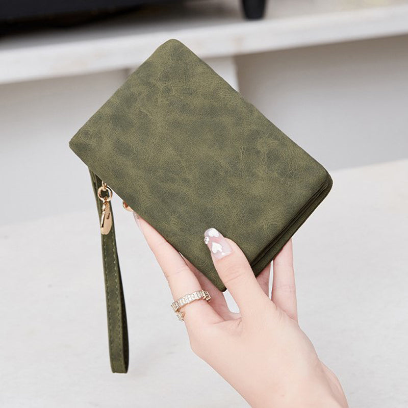 Inspiración Vintage Cartera de Piel Premium