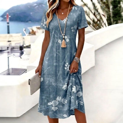 Inspiración Vintage-Vestido Haute Couture con Motivo Botánico