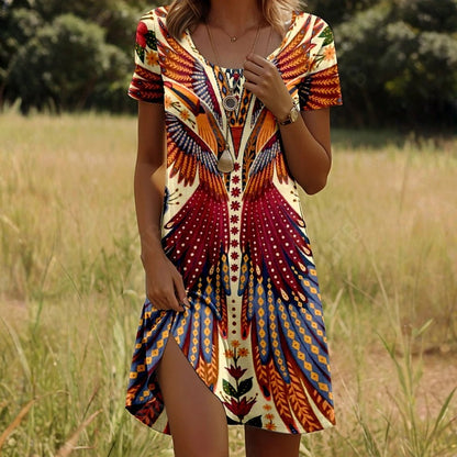 Casual Refinado Inspiración Vintage-Vestido Haute Couture