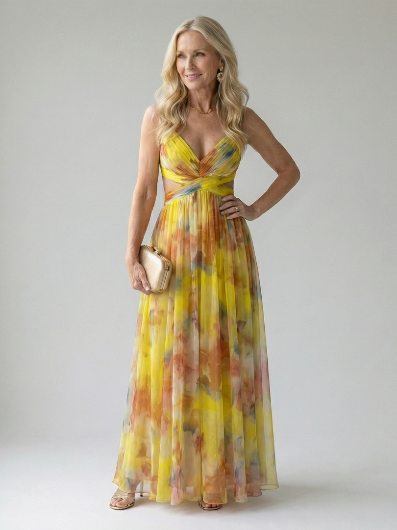 Isel | Soft Wrap Vestido Maxi