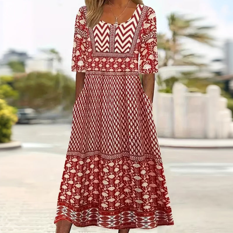 Casual Refinado Inspiración Vintage-Vestido Haute Couture