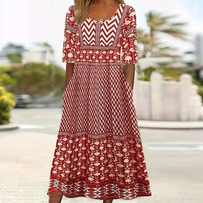 Casual Refinado Inspiración Vintage-Vestido Haute Couture