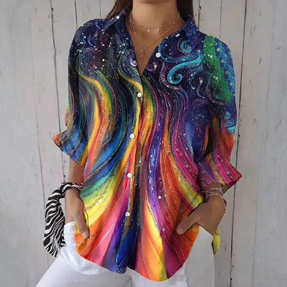 Marja | Colourful Gradient Blusa