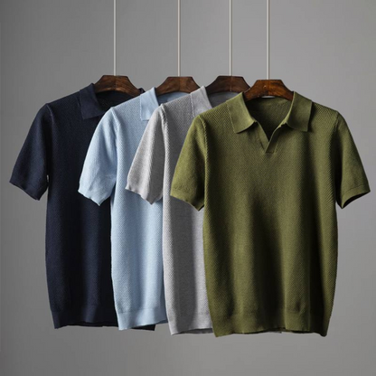 Wesley Waffle Knit Polo