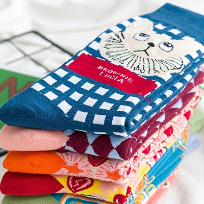 Inspiración Vintage-Freizeitsocken