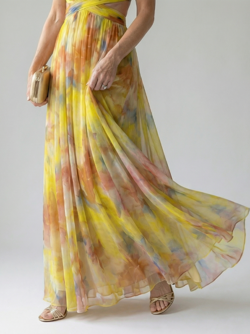 Isel | Soft Wrap Vestido Maxi