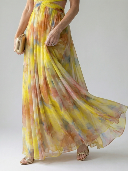Isel | Soft Wrap Vestido Maxi
