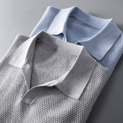 Wesley Waffle Knit Polo