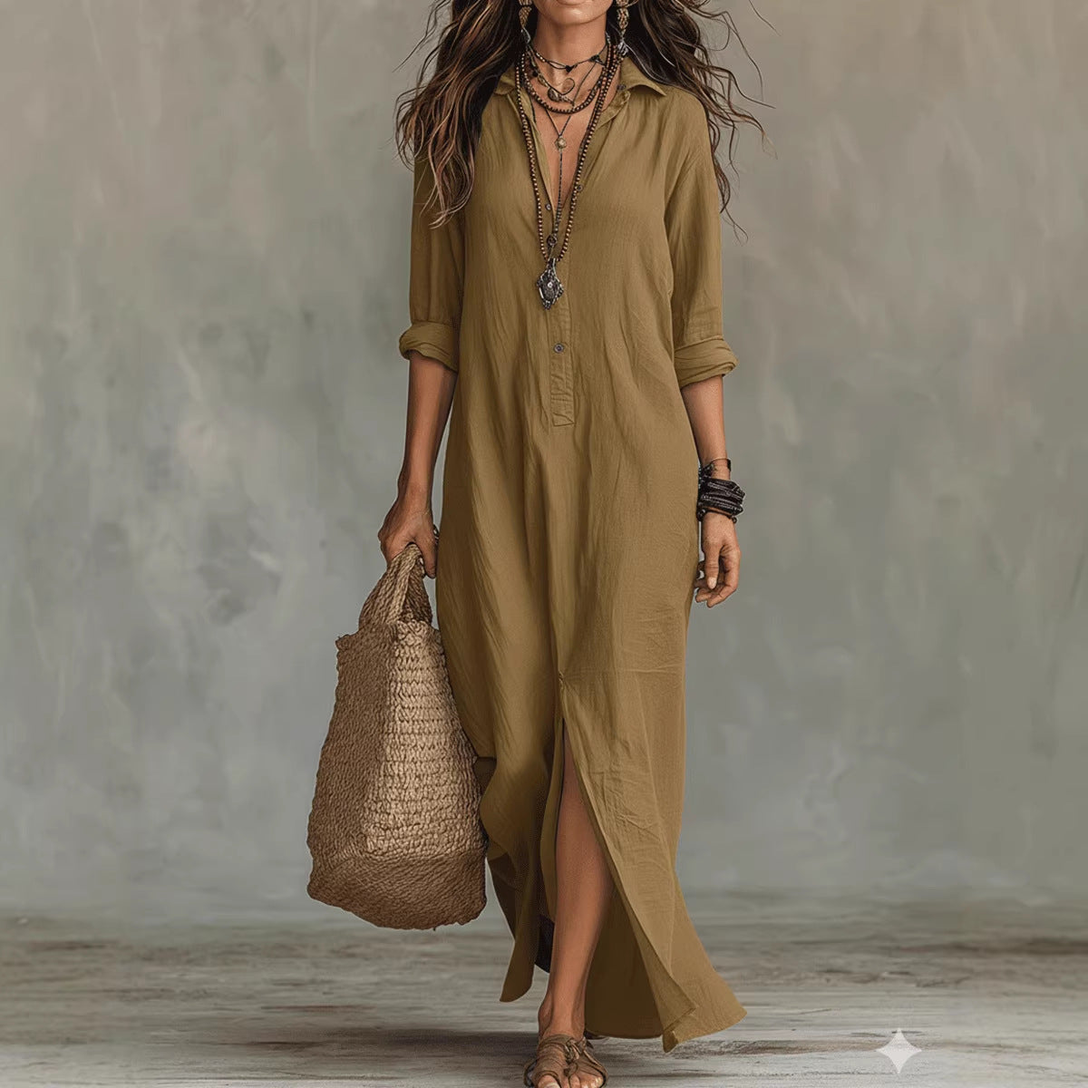 WILLOW | Effortless Vestido Maxi Flattering Silhouette Versatile Daily Wear