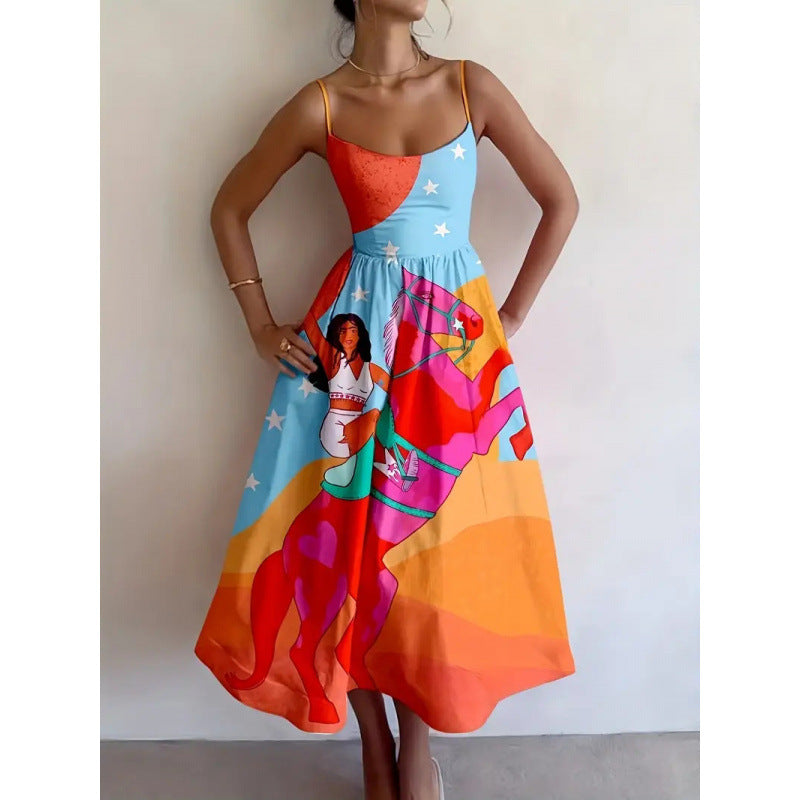 Solavienne | Sunset Muse Vestido Midi