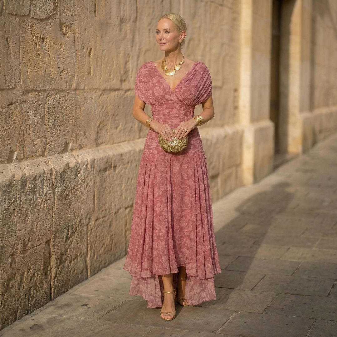 Amelia | Elegant Flowing Vestido