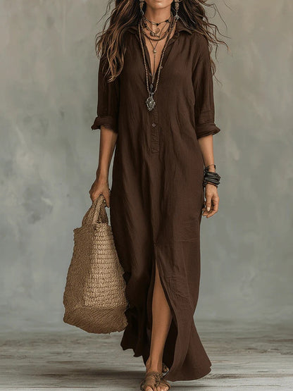 WILLOW | Effortless Vestido Maxi Flattering Silhouette Versatile Daily Wear