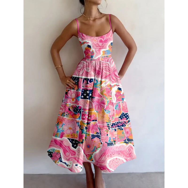 Rosavelle | Blush Jardín Botánico Vestido Midi