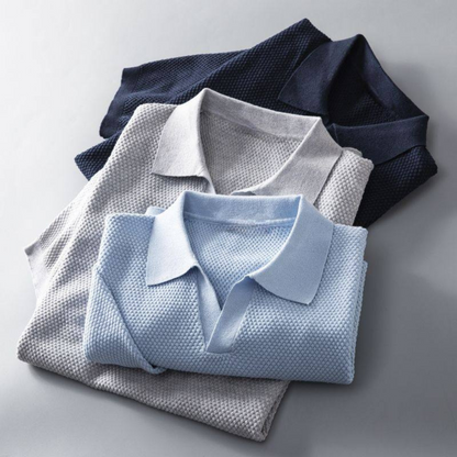 Wesley Waffle Knit Polo
