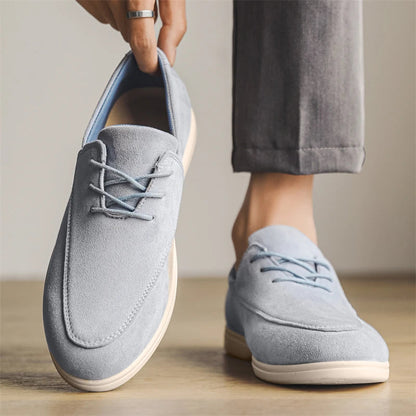 Claudio Lace-up Suede Loafer