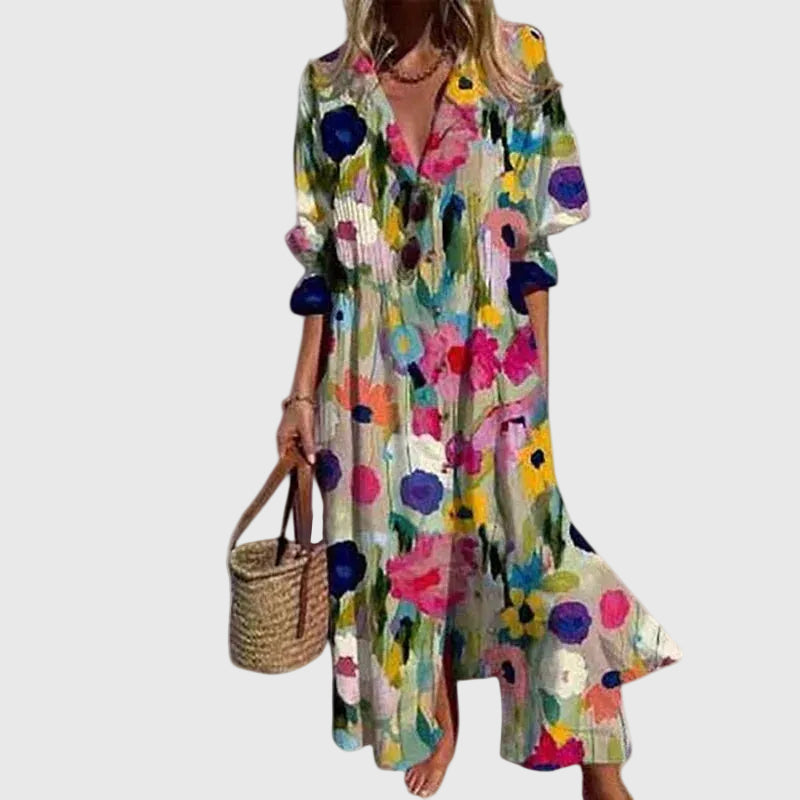 Zariah | Elegant Long Bohemian Style Vestido