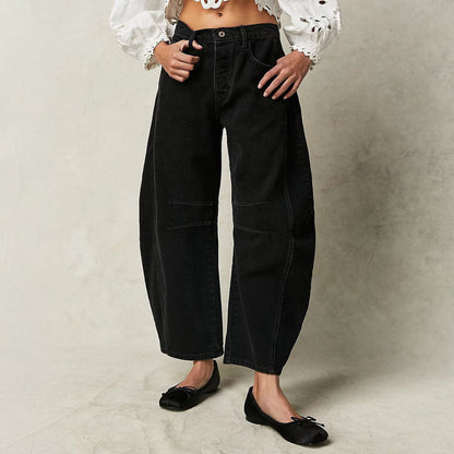 Caroline Wide-Leg Panel Jeans
