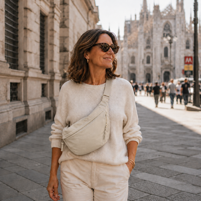 Rossana | Beige Bolso de Hombro