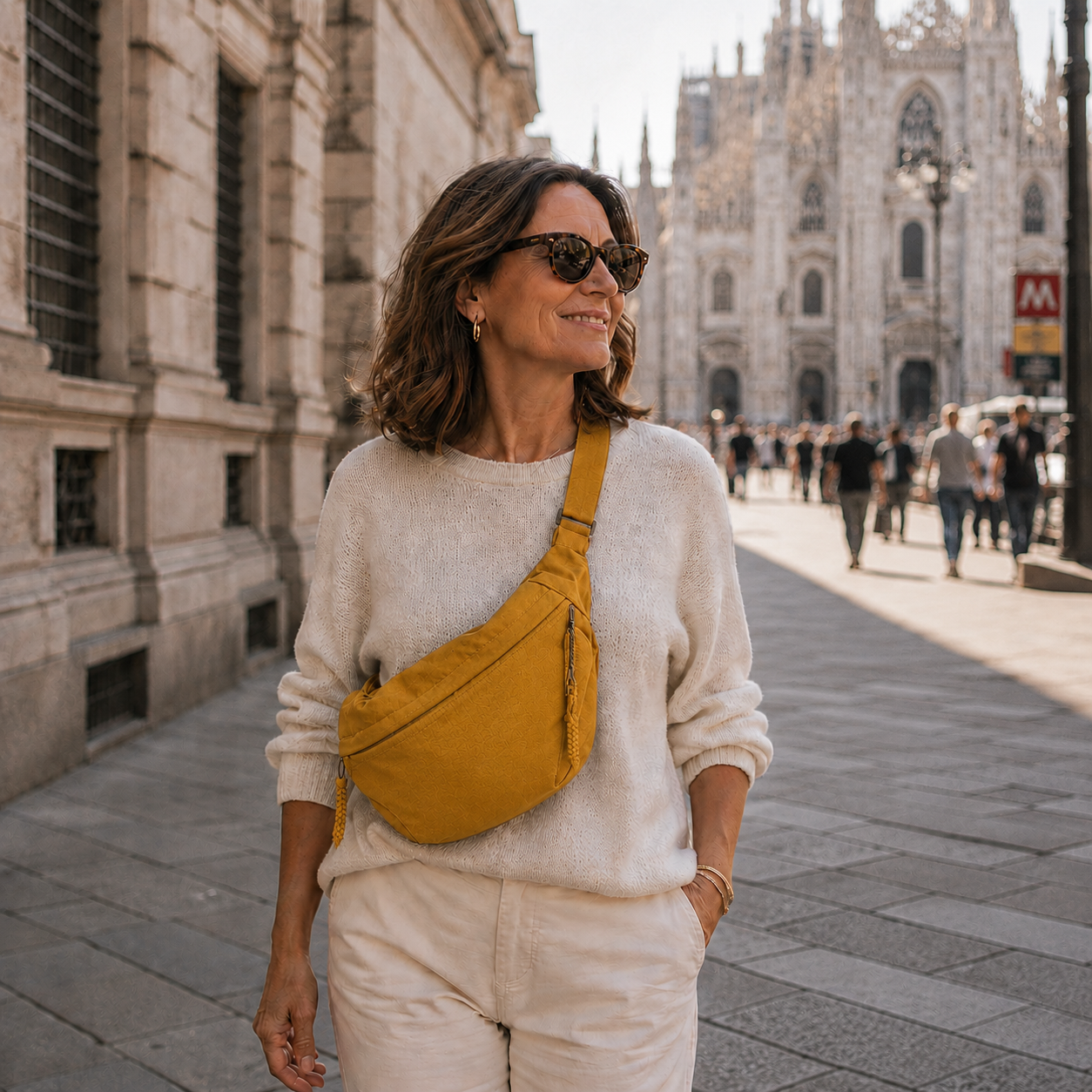 Luce | Mustard Bolso de Hombro