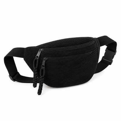 Petra | Ribbed Velvet Bolso de Hombro