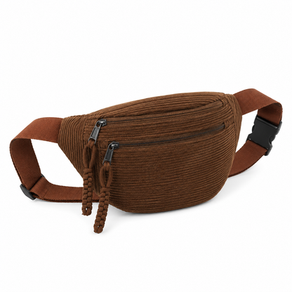 Petra | Ribbed Velvet Bolso de Hombro