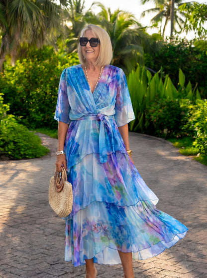 Casar – Elegant chiffon Vestido