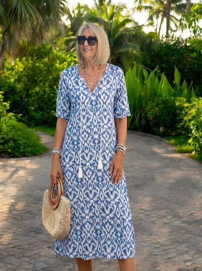 Luna | Relaxed boho style Vestido Midi