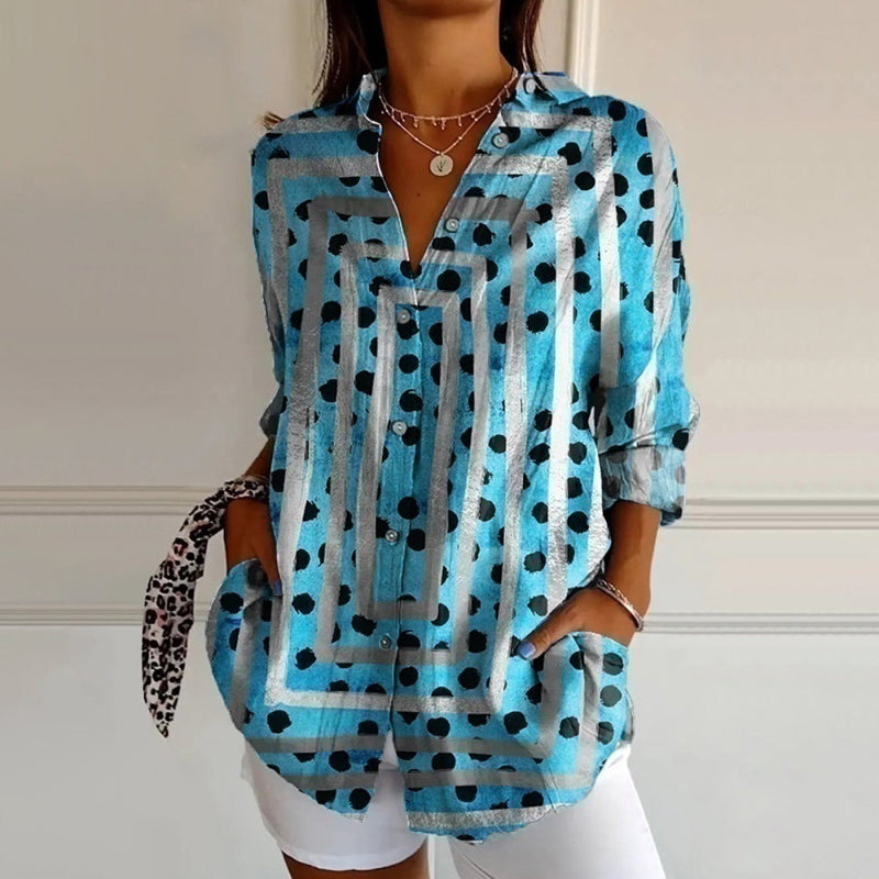 Aria | Polka Dot Blusa