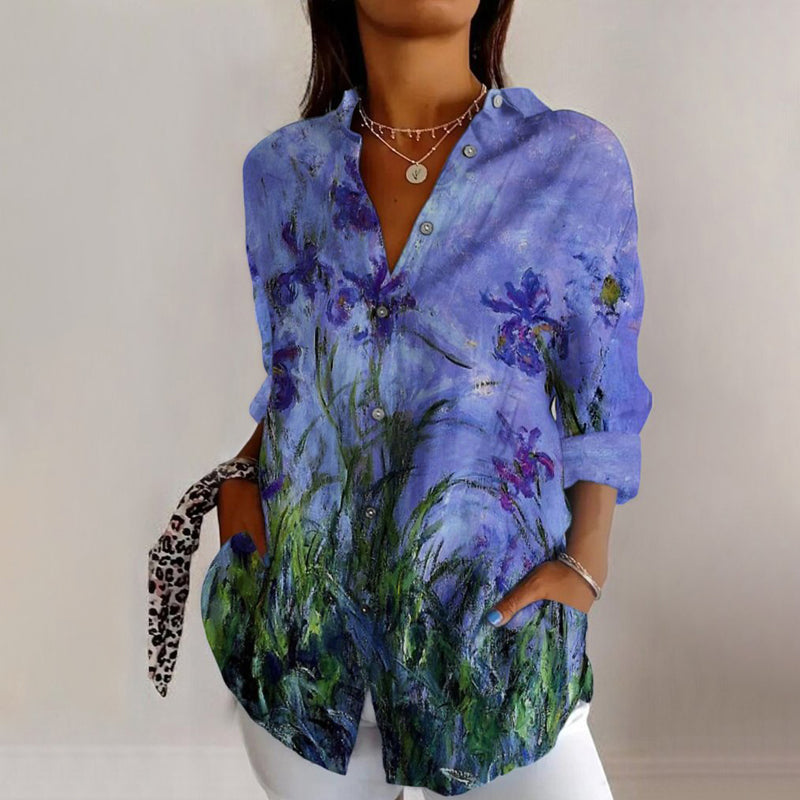 Anja | Spring Print Blusa