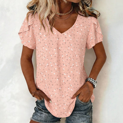 Inspiración Vintage-Blusa de Seda con Motivo Botánico