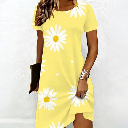 Inspiración Vintage-Vestido Haute Couture con Motivo Botánico
