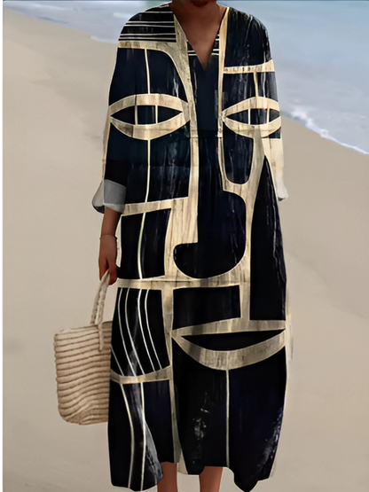Luna | Prism Print Vestido